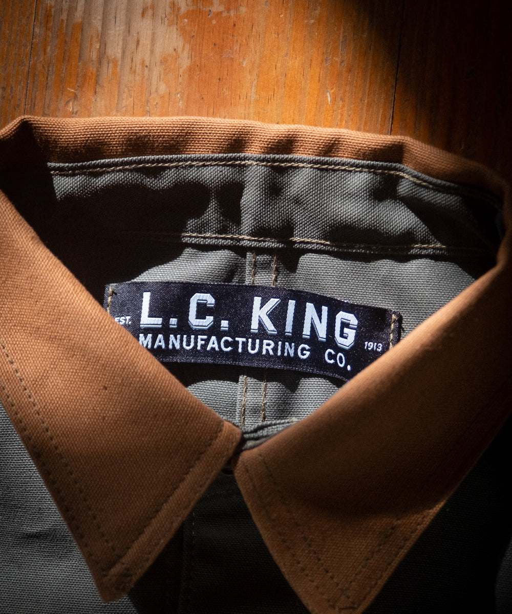 Olive Duck Utility Jacket – LC King Mfg