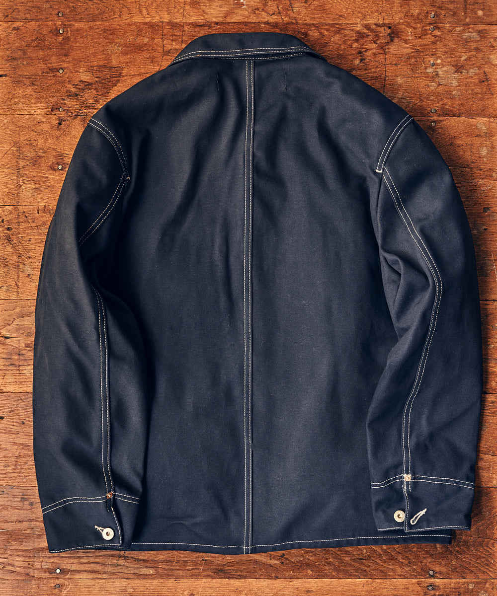 Navy Duck Chore Coat - LC King - Made In USA – LC King Mfg