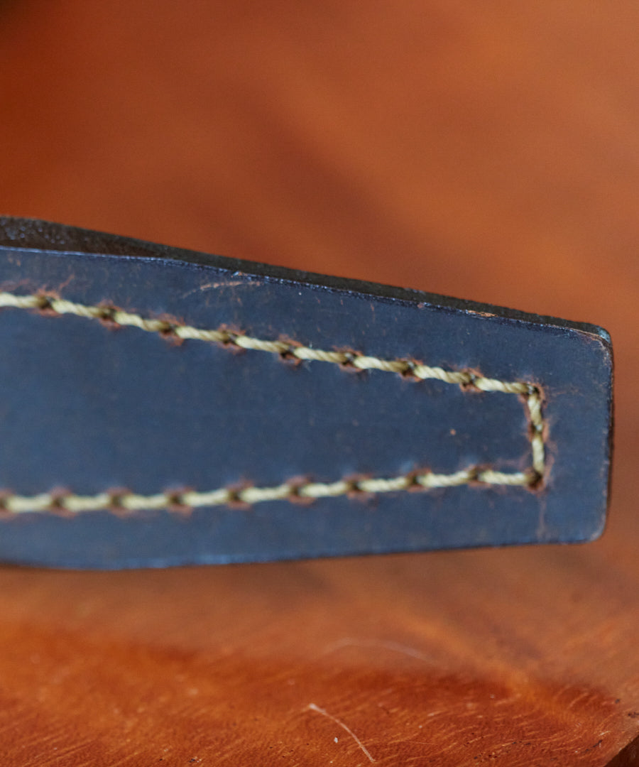 Vintage Brown Leather Belt