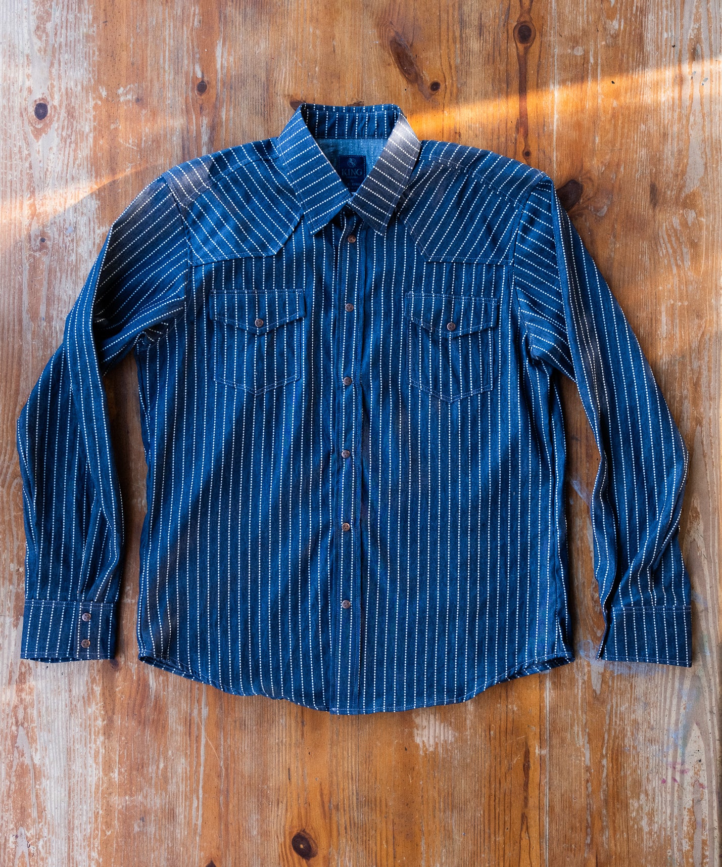 Wabash Stripe Western Long Sleeve Shirt