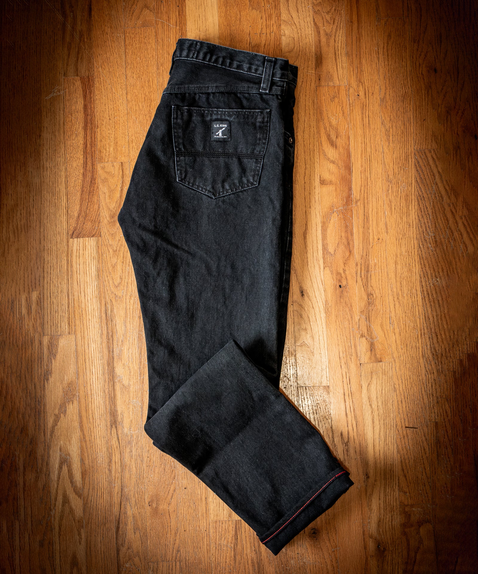 Black Denim 5 Pocket Jean