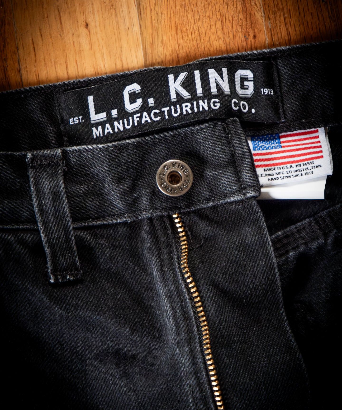 Black Denim 5 Pocket Jean – LC King Mfg
