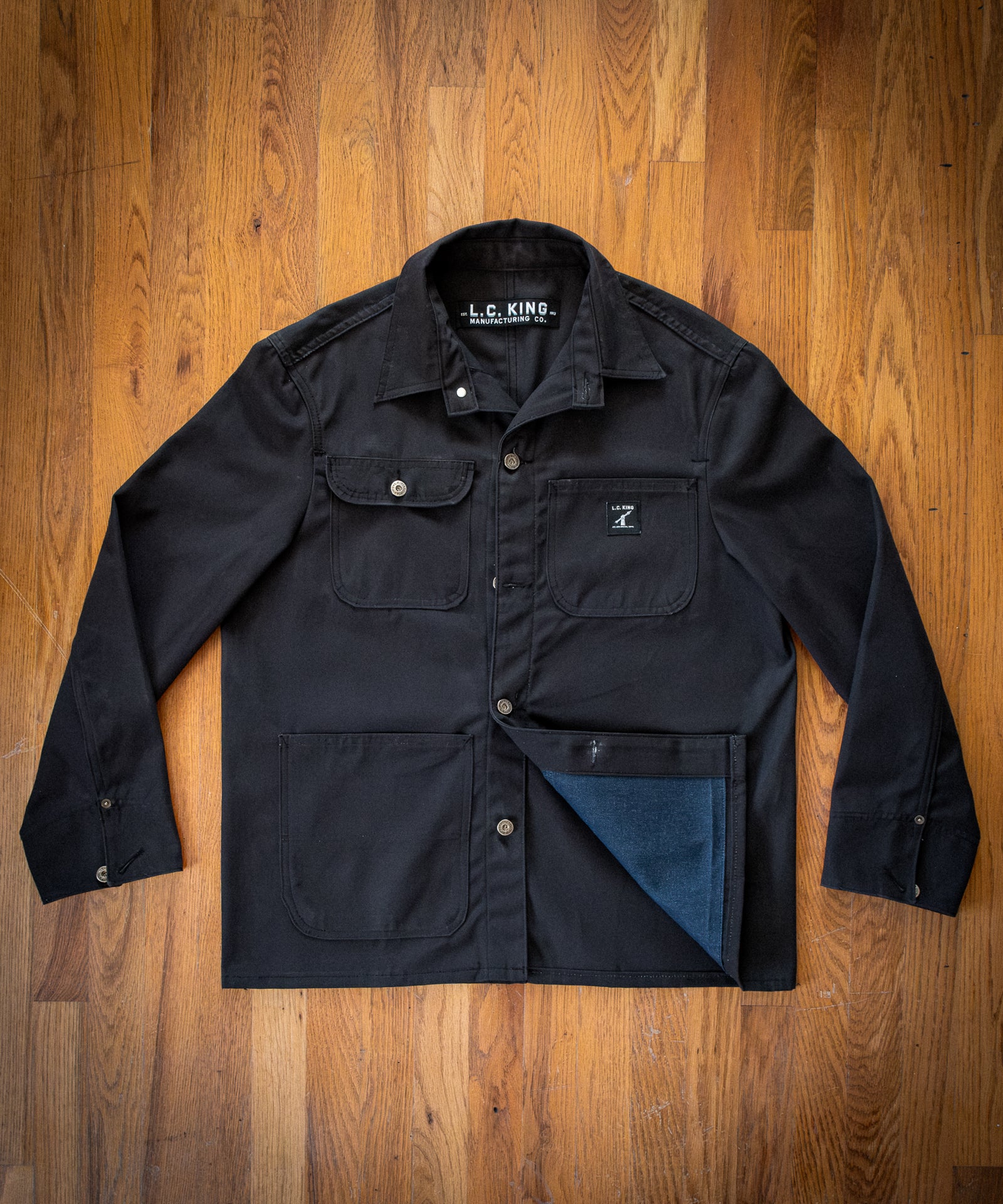 Black Duck Chore Coat - LC King - Made In USA – LC King Mfg