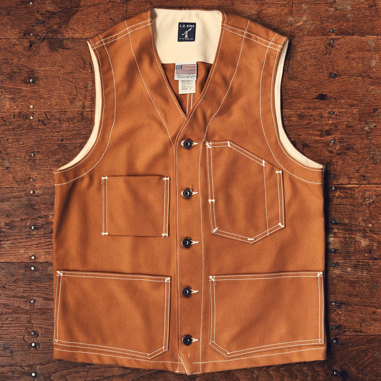 Brown Duck Shelby Utility Vest – LC King Mfg