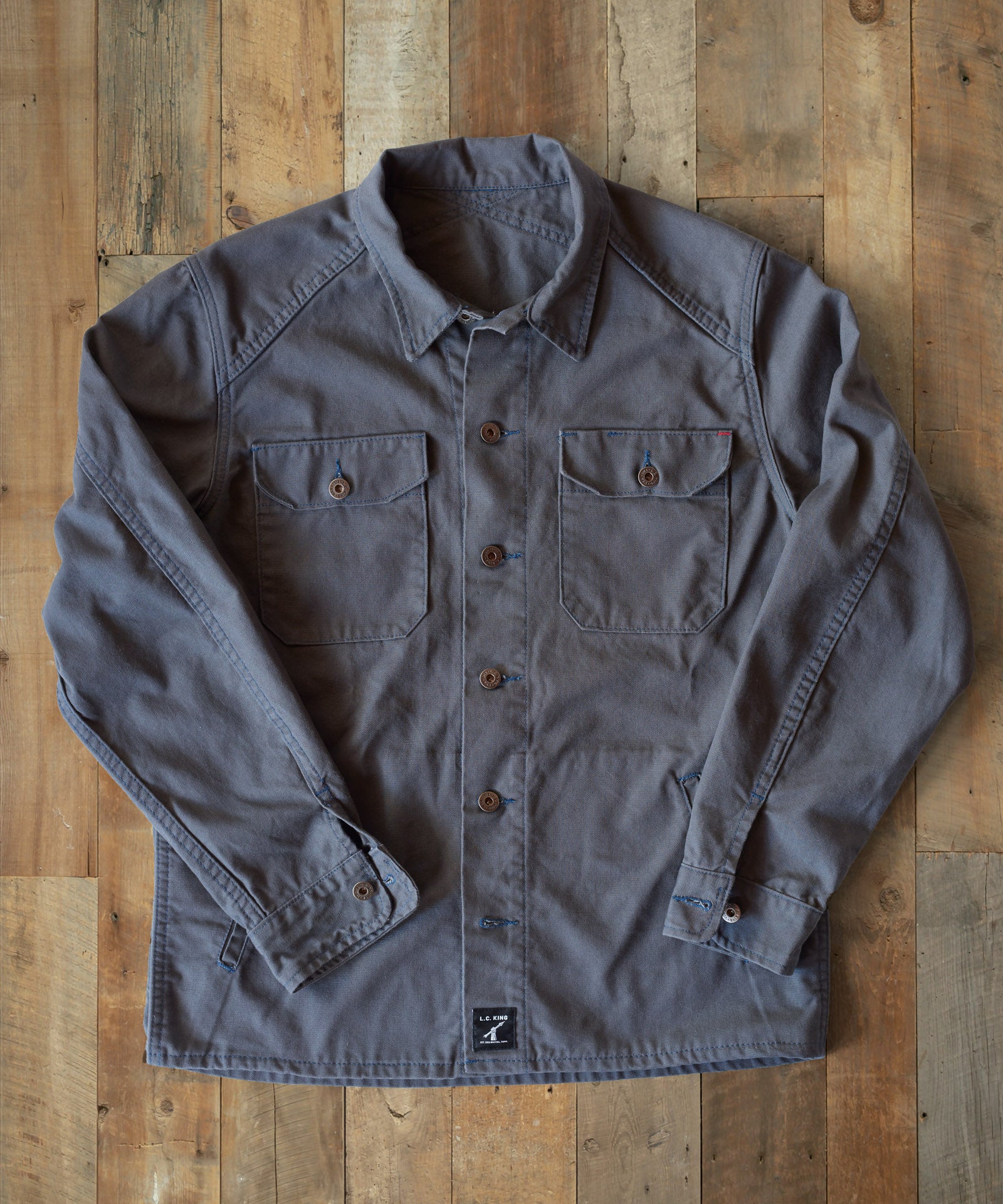 Gray Duck Utility Jacket - LC King - Made In USA – LC King Mfg