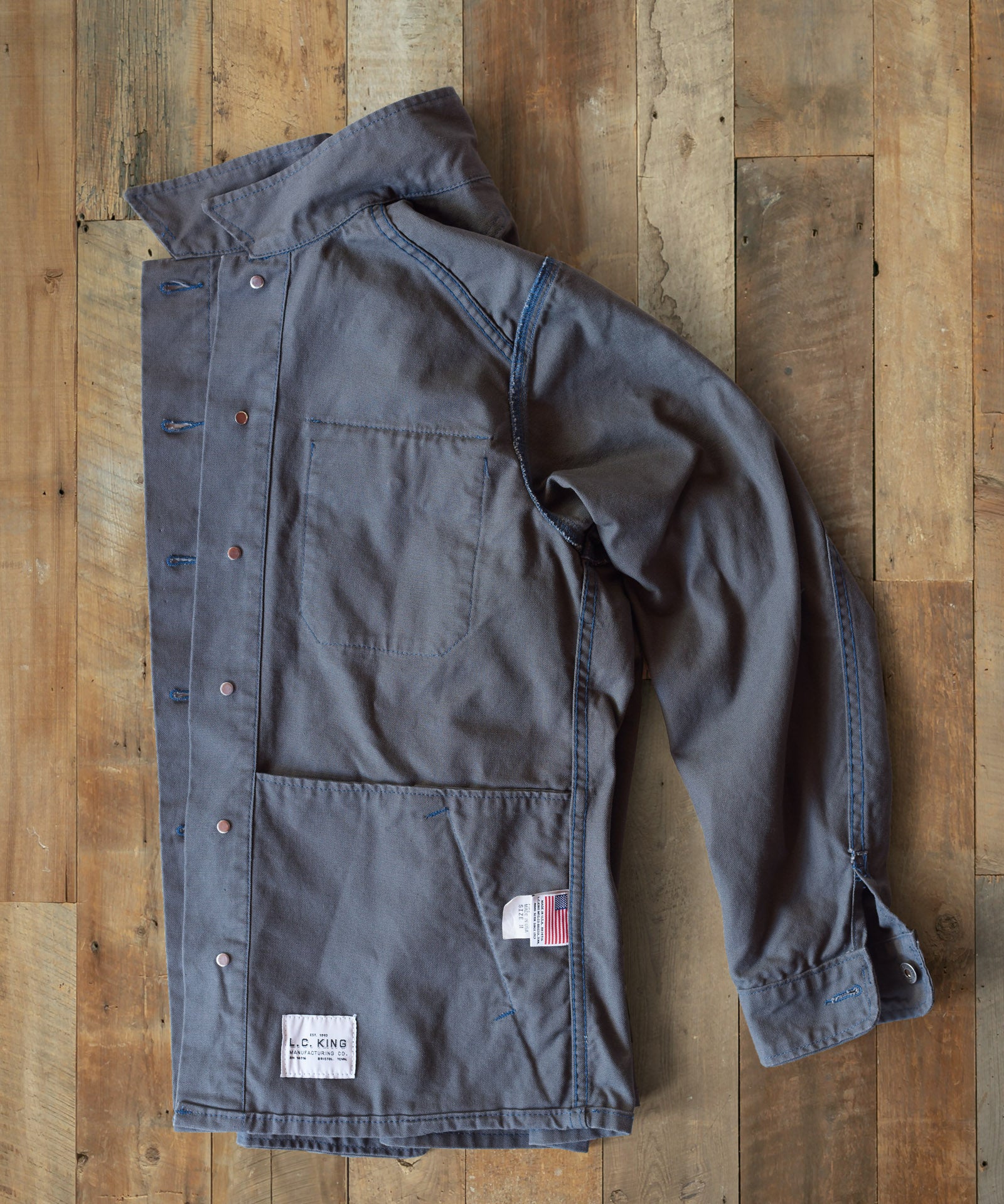Gray Duck Utility Jacket - LC King - Made In USA – LC King Mfg
