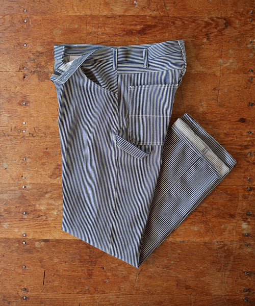 Railroad stripe pants clearance