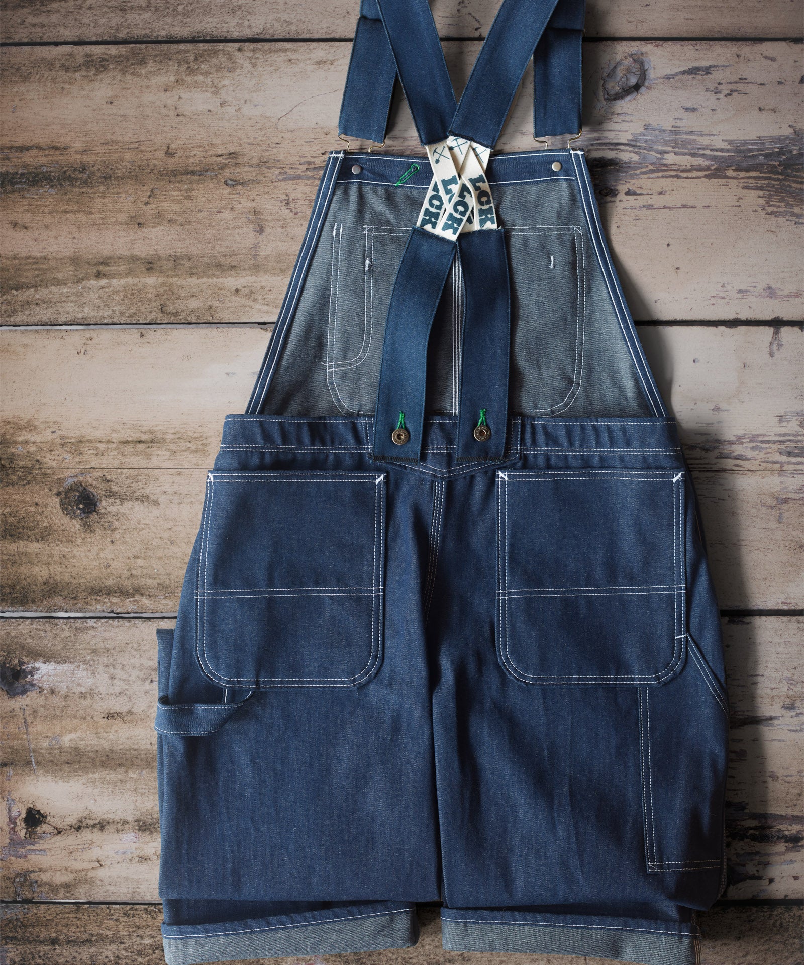 Pointer Brand Vintage Low Back Overall Bibs Made in USA 42X30 Blue Denim Men