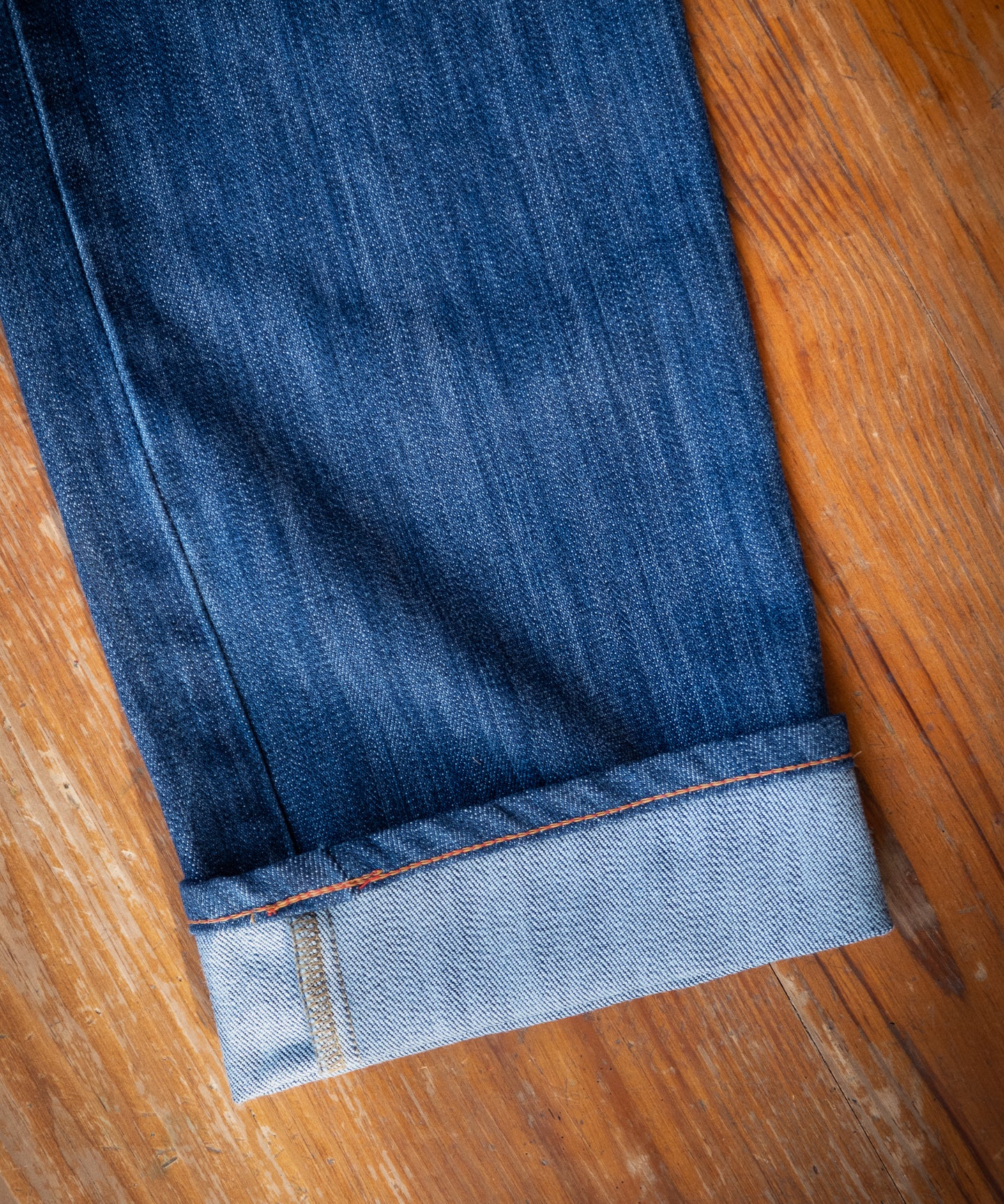 Washed Denim 5 Pocket Jean