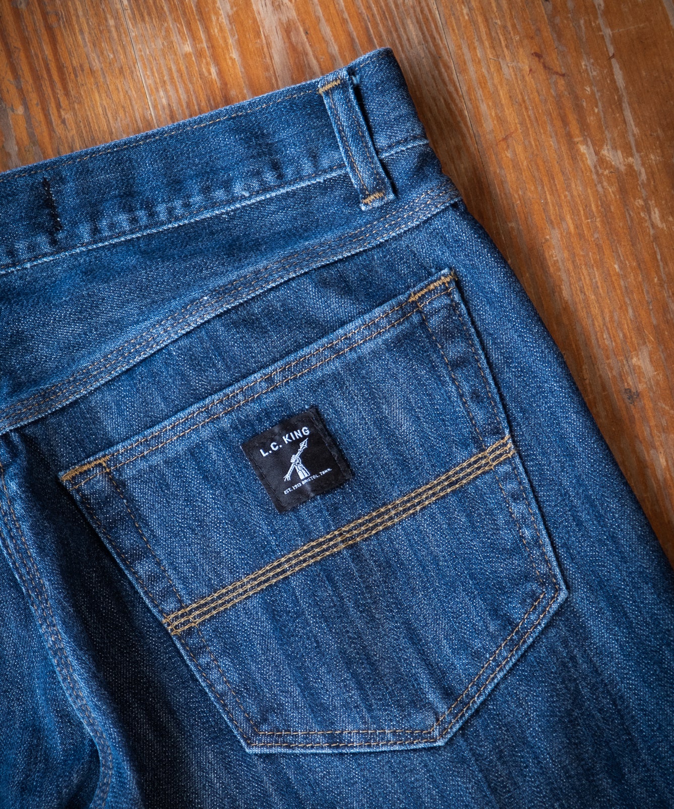 New Washed Denim 5 Pocket Jean