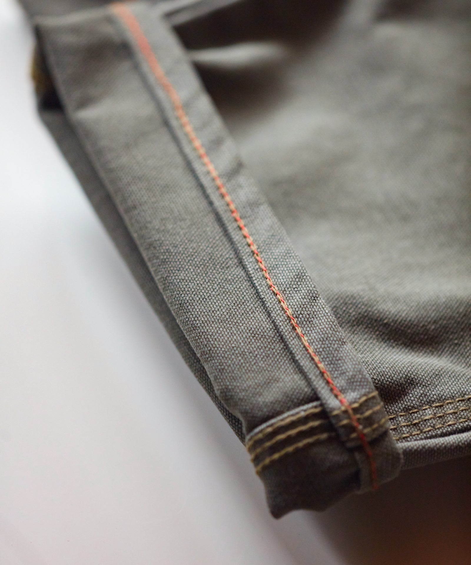 Olive Duck Pocket Mfg LC Made – King 5 - USA Jean in