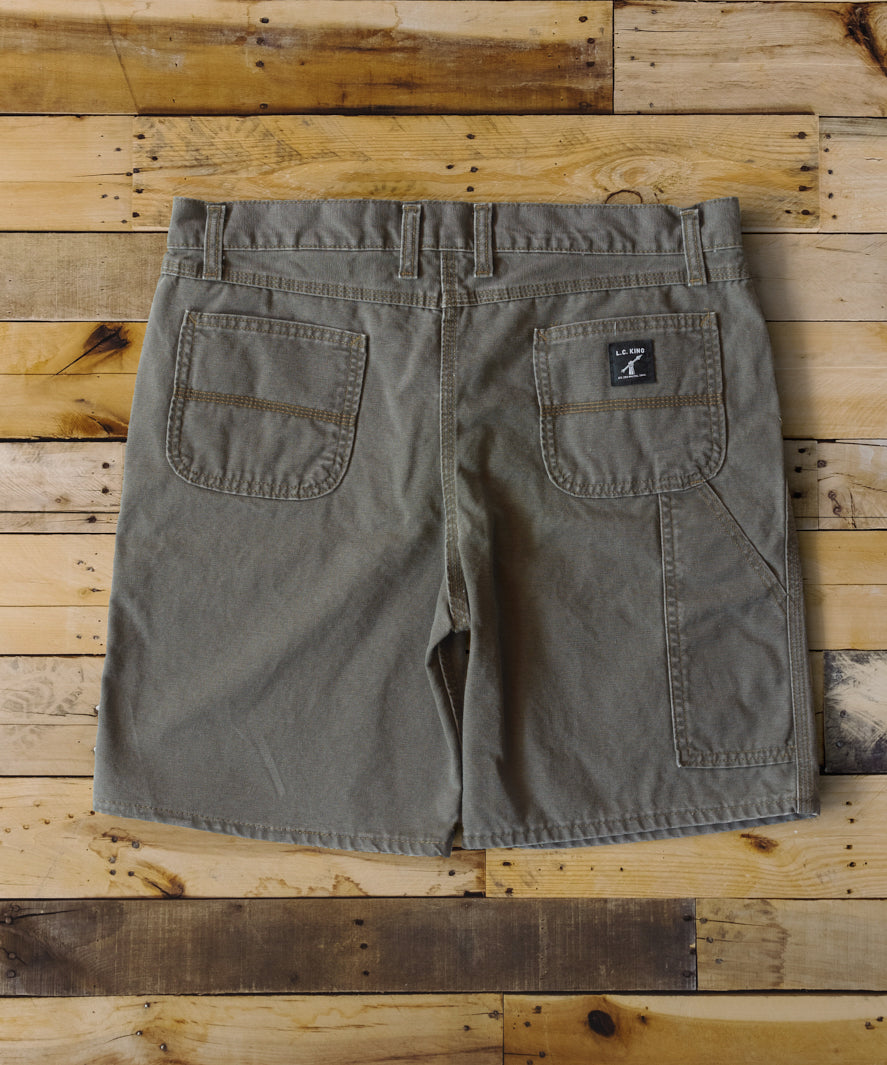 Olive Duck Carpenter Short - 100% Made in USA – LC King Mfg