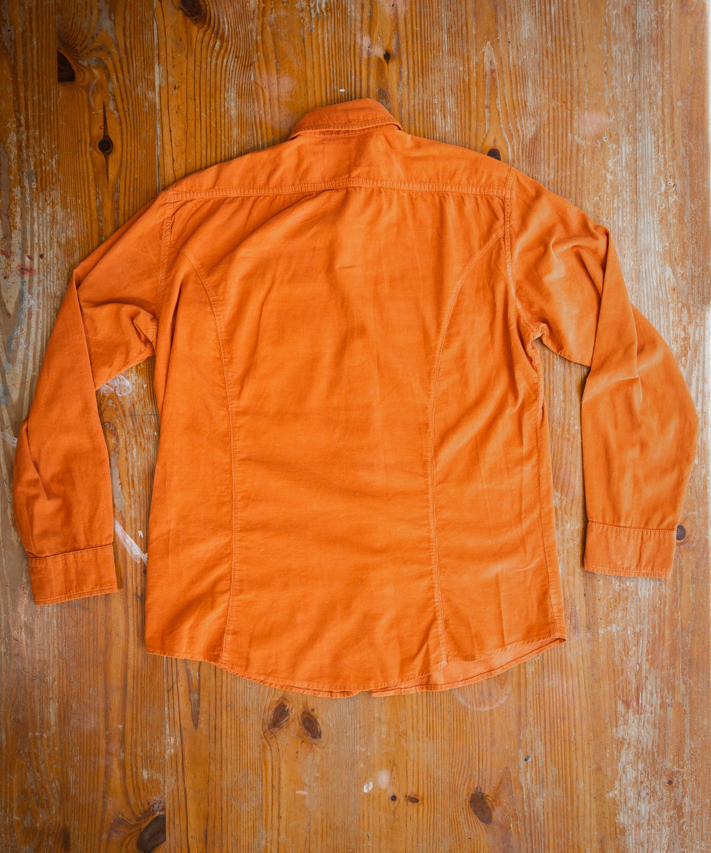 Corduroy Rover Shirt - Dark Orange