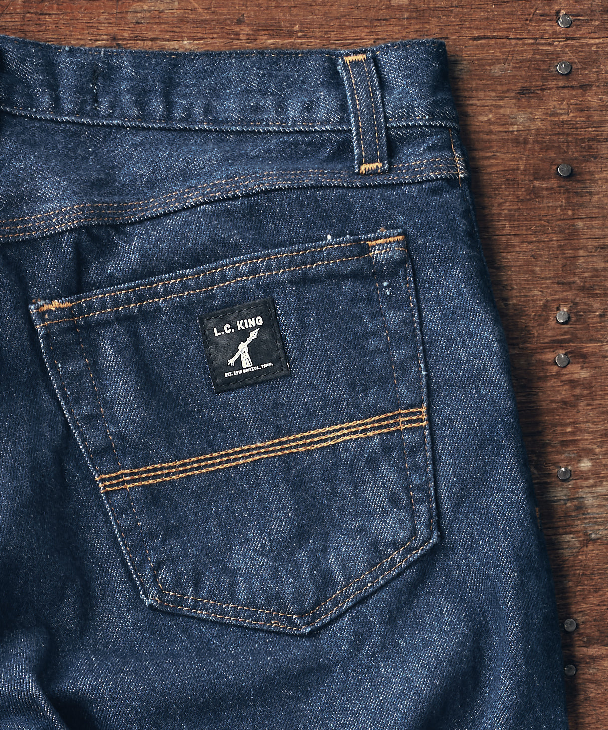 Close out - Washed Denim 5 Pocket Jean – LC King Mfg